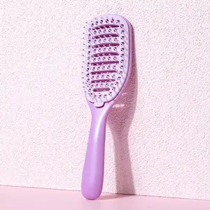 Self-Cleaning Hair Brush, Easy Hair Removal Detangling Comb, Scalp Massage, Anti-Tangle Smoothing Brush for Wet & Dry Hair Care