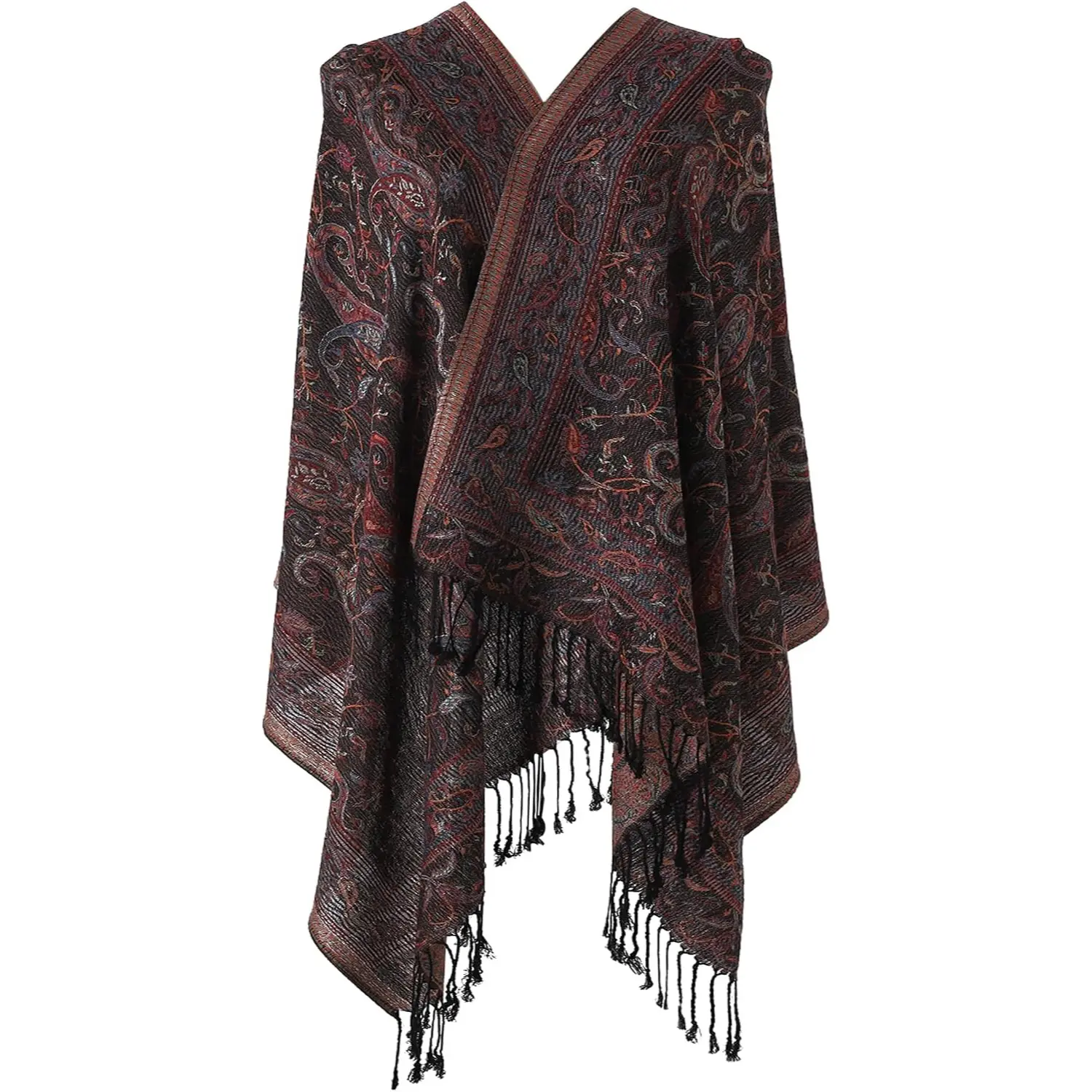 Paisley Pashmina Scarf Shawl Wrap for Men Women
