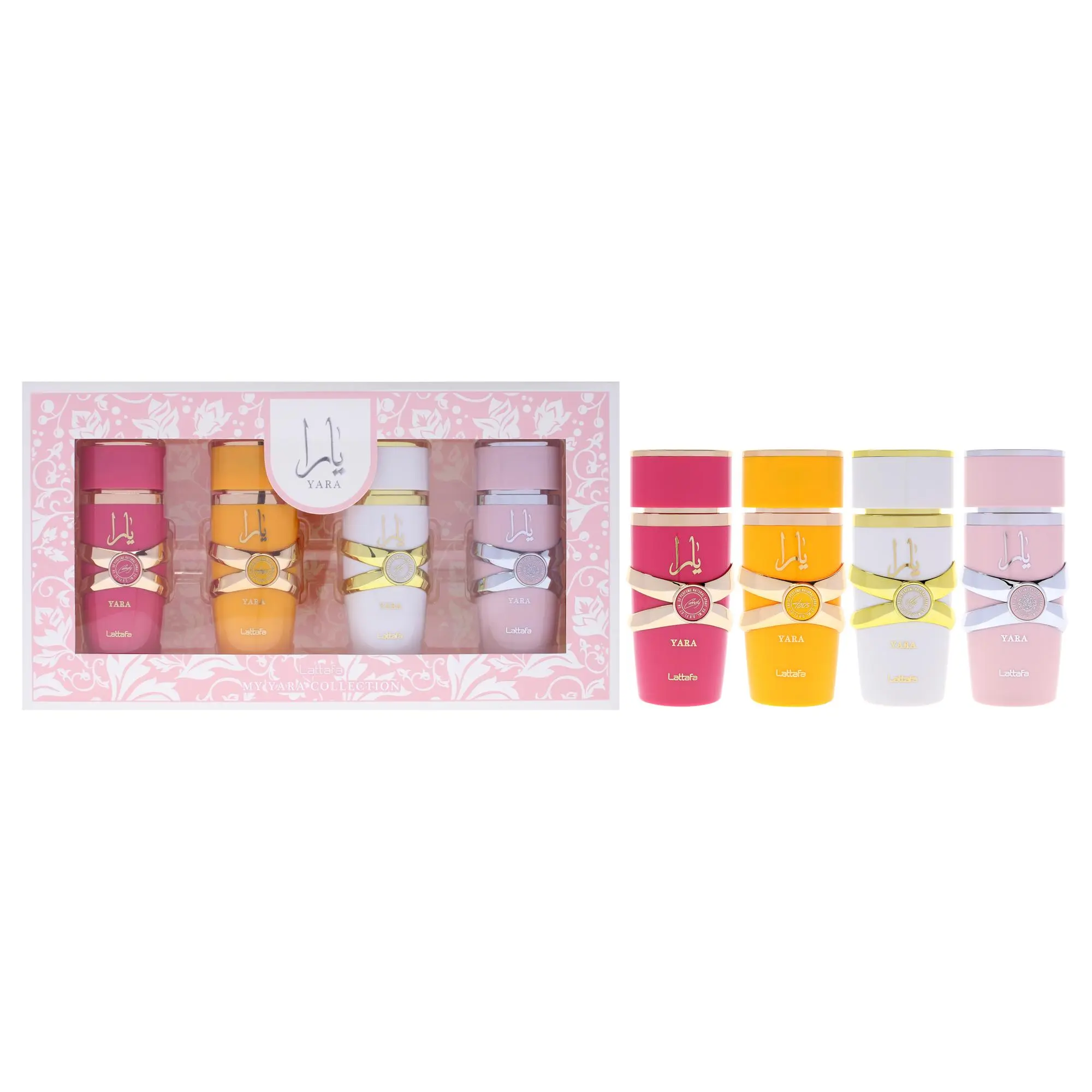Lattafa My Yara Collection Eau De Parfum for Women — Orchid, Heliotrope, Tangerine | lattafawomen's prive rose perfume, gourmand accord, orchid perfume, tropical fruits, heliotrope perfume, vanilla, orchid heliotrope, heliotrope tangerine, vanilla perfume