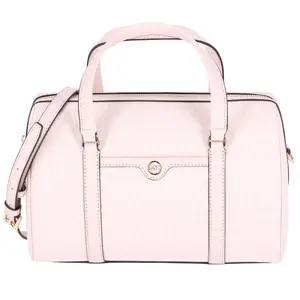 Pre-owned MICHAEL KORS PVC Tote Bags Medium Duffle Bag Satchel Light Powder Blush Pink MK Signature