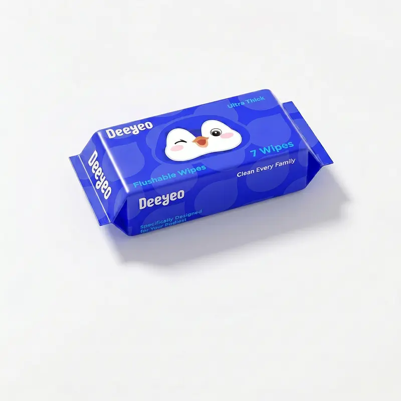 Travel-sized Flushable Wipes Mini Toilet & Extra-thick Bathroom Cleaning Wipes for Personal & Household Hygiene Needs