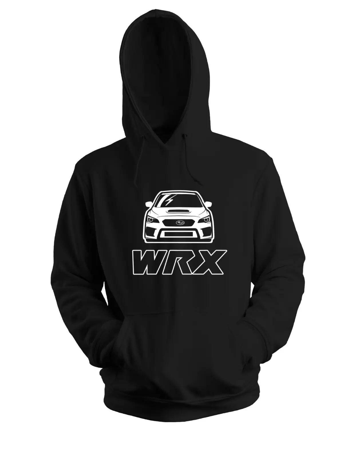 Subaru WRX Car Outline Graphic T-Shirt Sweatshirt Hoodie, Gift for Car Lovers