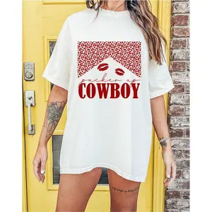 Western Valentine Cowboy Sweatshirt, Retro Shirt, Funny Valentine Sweater, Western Hearts Shirt,  Womenswear