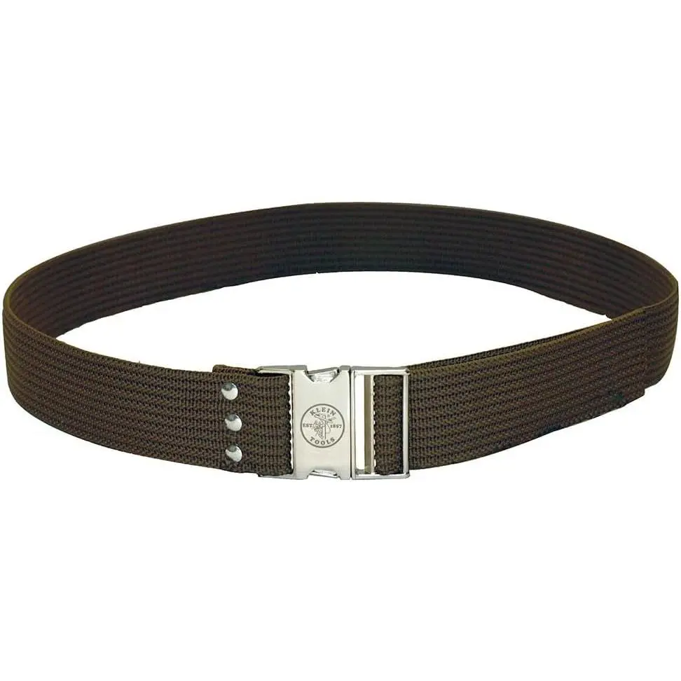 Unisex 5225 Heavy Duty Rivet-Reinforced Tool Belt with Polypropylene Construction, Metal Buckle - 2-Inch Wide, Adjustable to 48-Inch Waist for Electricians, Mining Professionals, Webbed