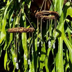 Fairycore Crystal Wreath Mobile