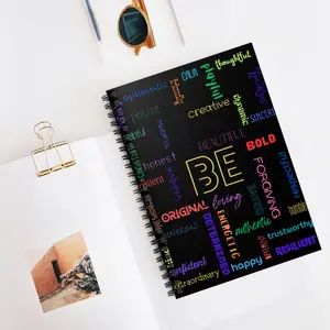 BE Inspired Notebook (Black, 6x8in)