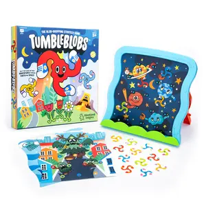 Educational Insights Tumbleblobs Blob-Dropping Strategy Game – Toddler Board Games for 1-2 Players, Preschool Color Matching, Memory & Counting Activities, Fine Motor Fun and Gifts for Kids Ages 3+