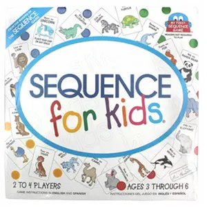 212 MAIN Jax8004 Sequence Strategy Board Game - Family-Focused Tabletop Game with Plastic Chips for Sports & Outdoor Fan Shop Enthusiasts, Tabletop Games
