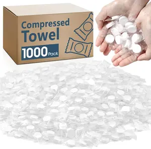 1000 count Compressed Towel, Mini Compressed Towel Tablets, Disposable Compressed  Towels, Camping Towel, Portable Bulk Compressed  Tissues for , Travel, Outdoor