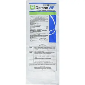 H-AP-2319890 - Demon WP Insecicide, 1 Envelope (9.5g) containing 4 (0.33 ounces) packets Clear white