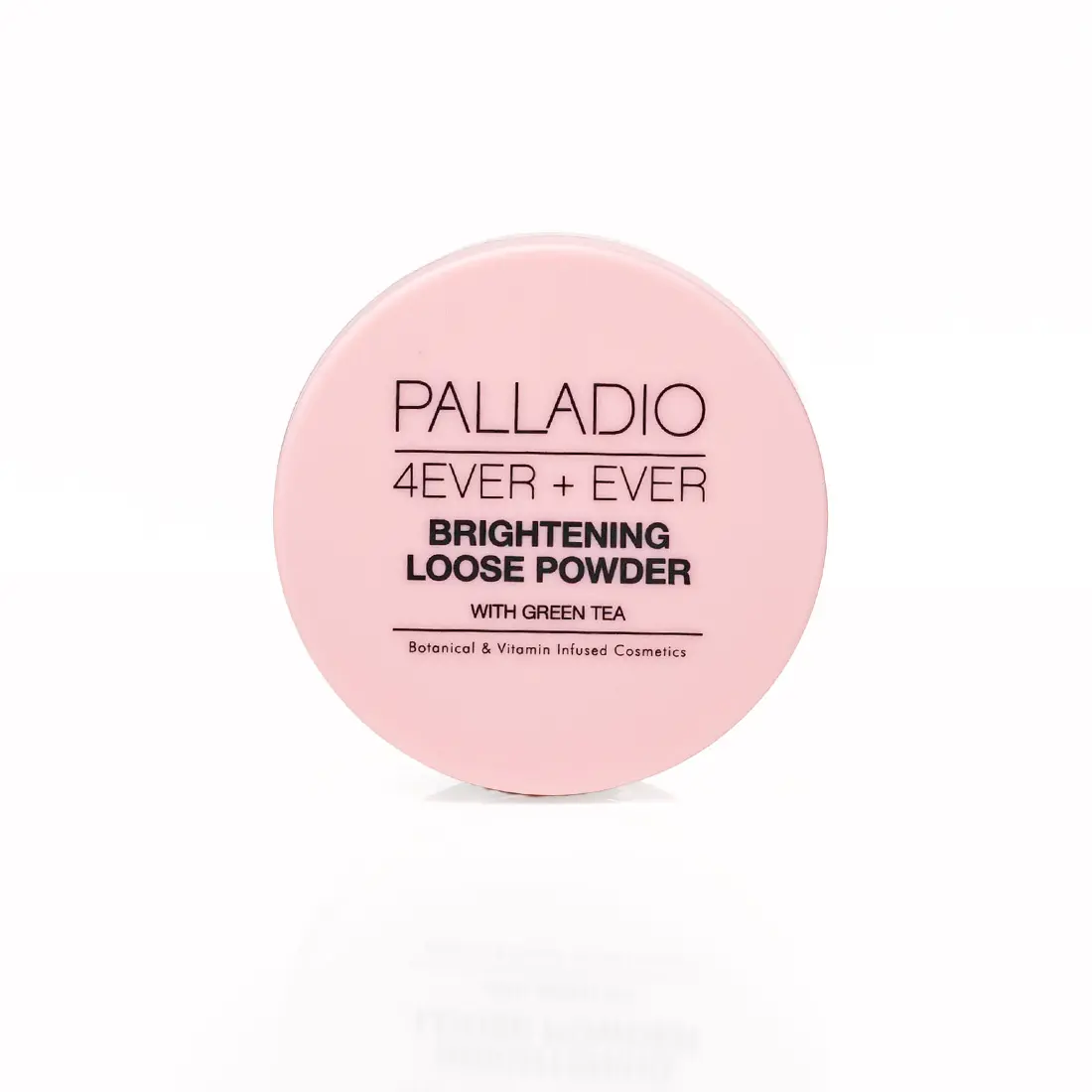 Palladio Brightening Loose Setting Powder - Vegan, Cruelty-Free Green Tea Formula with Silica, Pore-Minimizing Jarred Dusting Powder for Blush & Foundation Locking, Radiant Flawless Finish for Adult Dry Skin Makeup