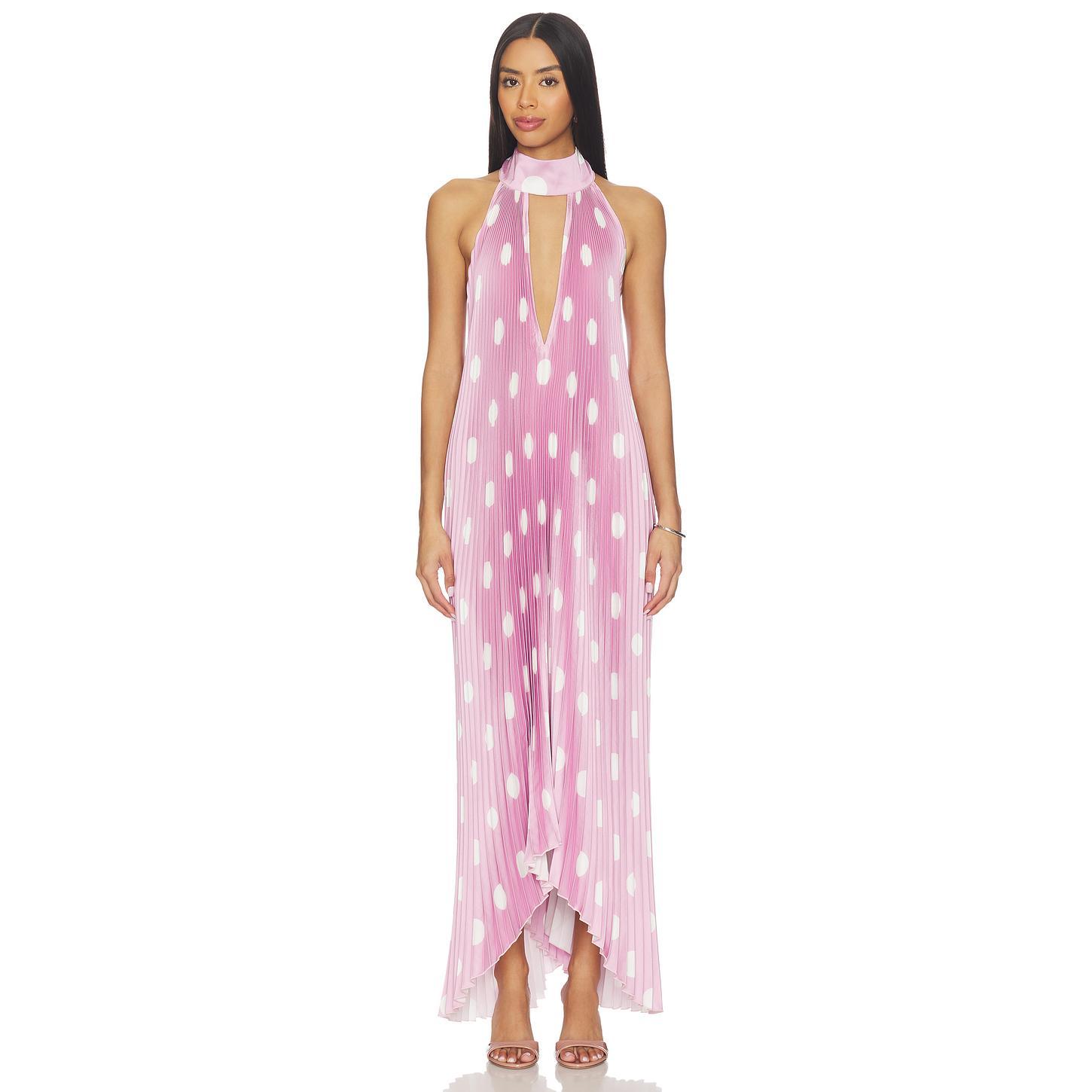 L'IDEE Opera Gown in Polka Pink