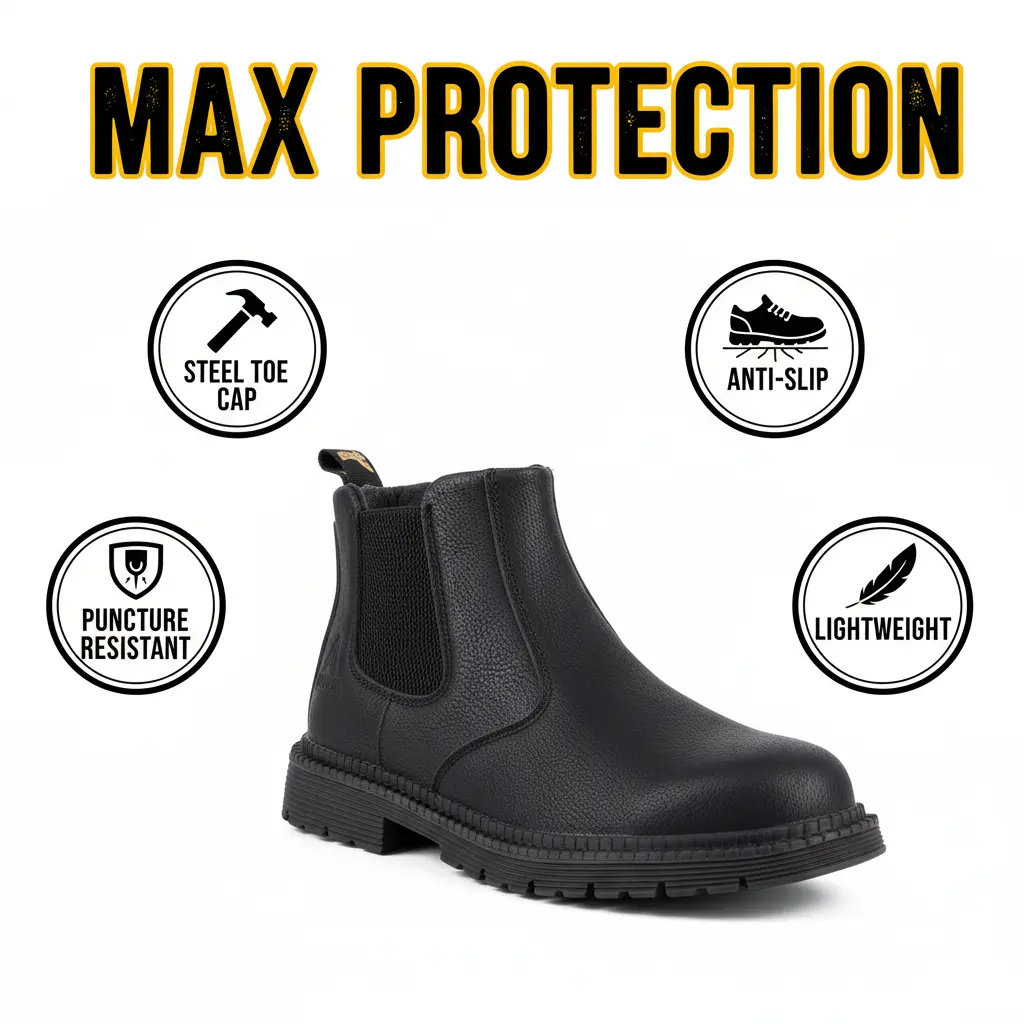 Bakery Culinary Footwear Splash-proof Smash-proof Puncture-proof Breathable Safety Shoes Unisex Chef Work Shoe Waterproof Anti-slip Durable Outdoor Comfortable Lightweight Kitchen Boots Oil Resistant Men Women Non-Slip Protective Sneakers Gear Pro