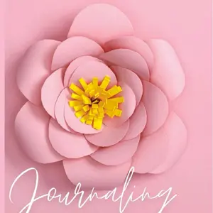 Manifest Through Journaling - 72 Page Lined Notebook for Goal Setting & Energy Alignment - Release Your Thoughts with Floral Design
