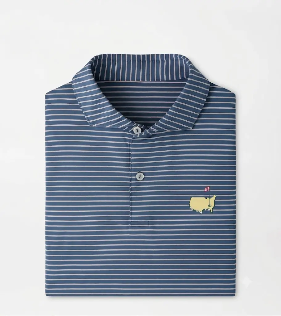Men's Moisture-Wicking Jersey Polo with Embroidered Logo