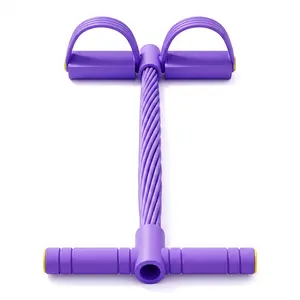 2026 New Multi‑Functional Pedal Resistance Band Trainer with 10 Tubes – Portable Home Gym Fitness Equipment for Full Body Workout, Sit‑ups, Yoga & Abdominal Training