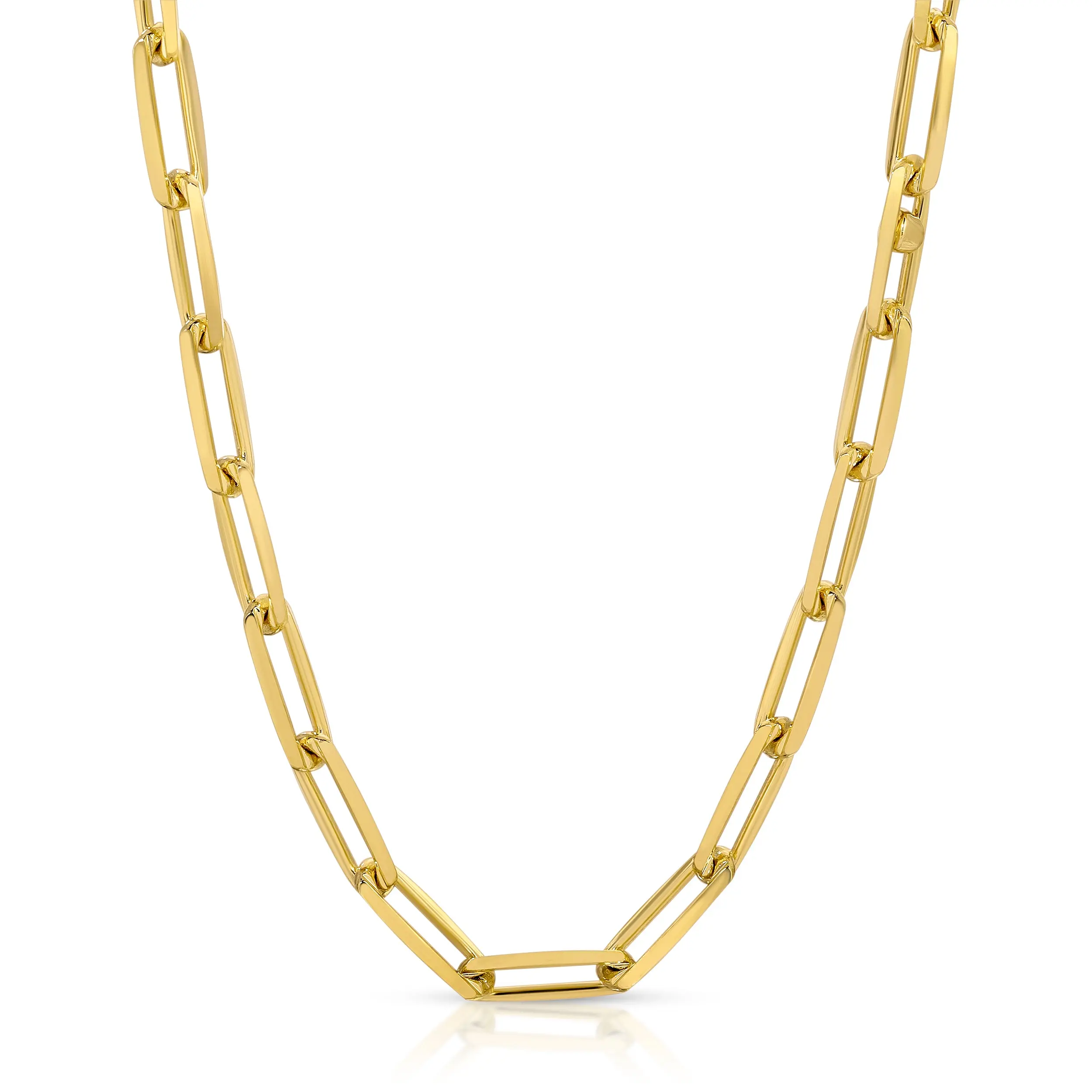 Chunky Monaco Choker in Gold