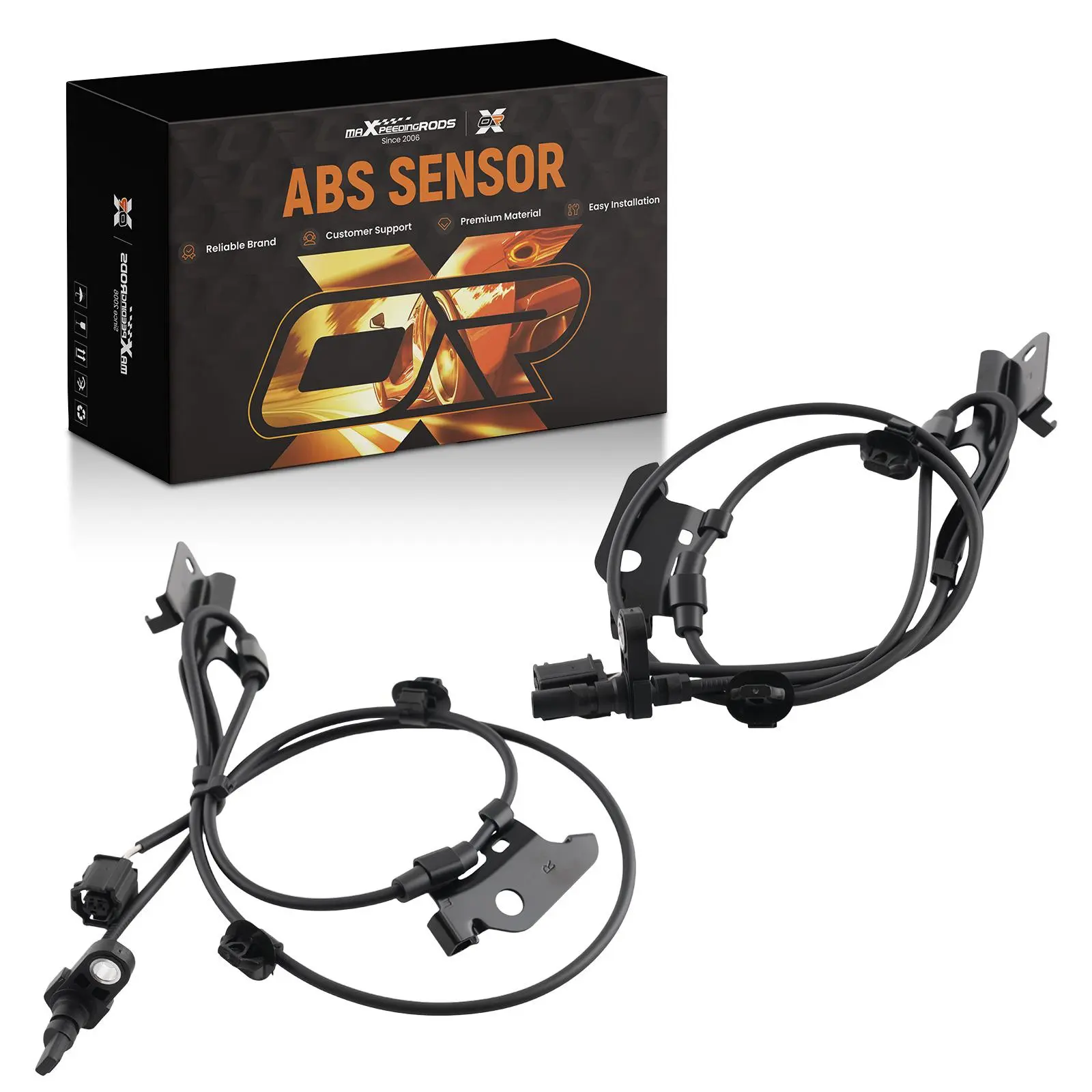 2PCS ABS Speed Sensor Front compatible for Toyota RAV4 L4 2.4L 2.5L 06-18 ALS2320