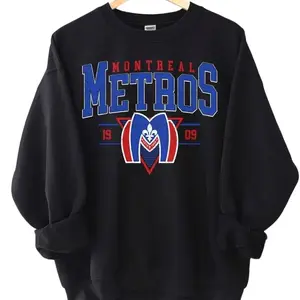 Vintage 90s Montreal Metros Shirt, Crewneck Montreal Metros Sweatshirt, Heated Rivalry Hockey Jersey Hudson Williams Connor Storrie Shirt 5
