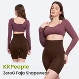 (KKPeople ZeroG Faja Shapewear) Tummy Control Pants for Women Butt-Lifting Shapewear, Sexy and Comfortable High-Waist Body Sculpting Garment Womenswear Compression