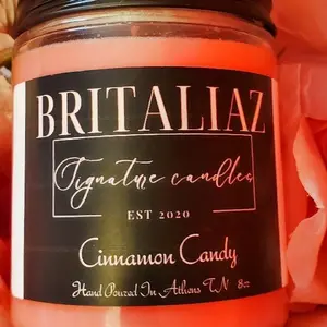Cinnamon Candy Candle - Scented & Non-Toxic Household Fragrance