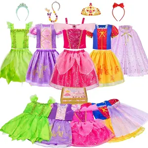 Princess Dress Up for Girls – Dress Up Clothes with Toys, Perfect Christmas & Birthday Gift for Toddler Girls Aged 3-8 Years