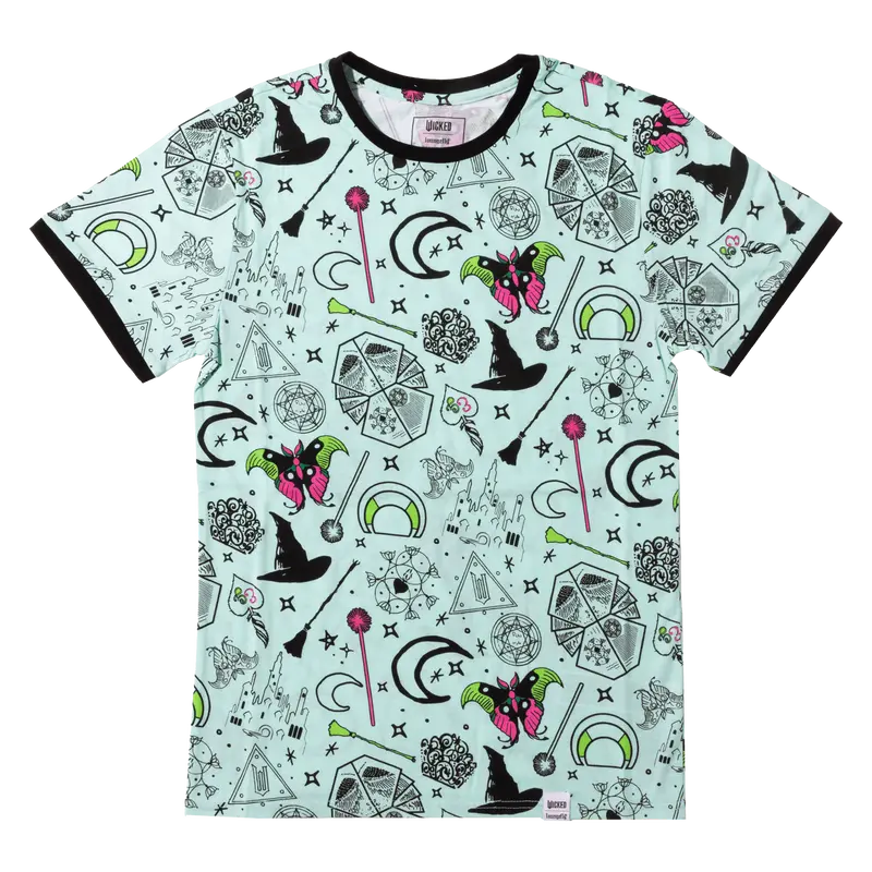Wicked Elphaba & Glinda All-Over Print Unisex Tee