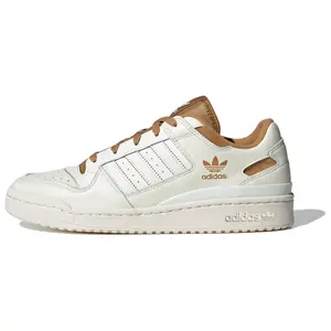 Adidas Originals FORUM Low-Top Skate Shoes for Men and Women in White with Comfortable Thin Sole Design Trending Shoes, House White Official Shoes to Get / Maison Mihara