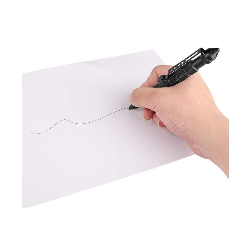 Multi-Functional Pen with Tungsten Steel Tip, 6 Ink Refills, Durable Writing Tool for Professional Use