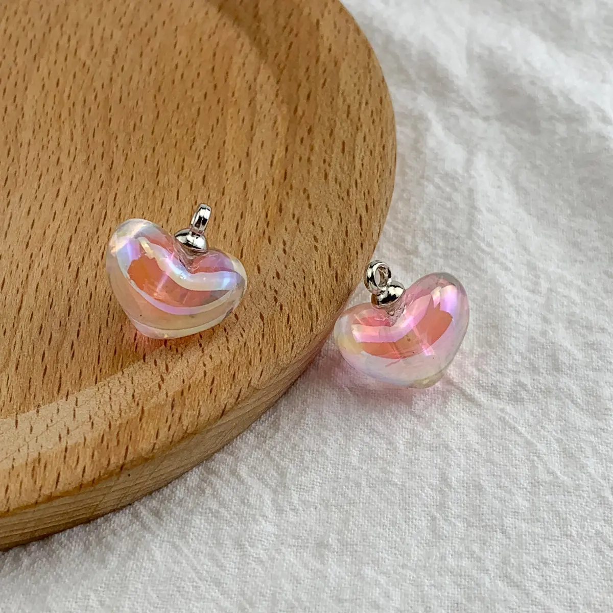 heart design diy pendant making supplies
