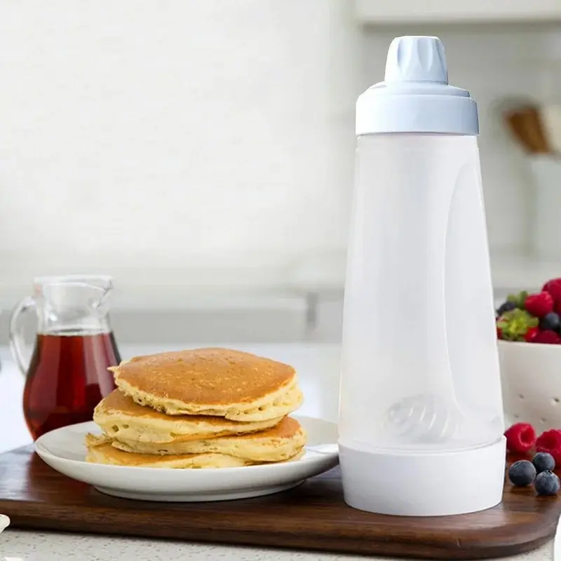 Pancake Batter Bottle Mixer with Stirring Ball, Metal Stirrer Rod & Linear Stirrer, Ideal for Restaurant Baking Pancakes Cupcakes Muffins Crepes Baking Supplies Baking Utensils
