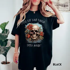 Run Little Mouse Comfort Colors Shirt, Haunting Adeline Shirt, Dark Romance Merch, Smut Reader Tee Seamless Top Cotton Fabric Womenswear Garment Soft