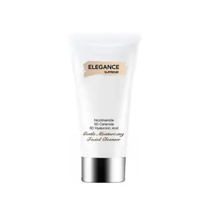 ELEGANCE SUPREME Pore Deep CERAMIDE Foaming Exfoliating Cleanser 2.71 fl oz (80ml) Facial Cleansing Repair Moisturizing Hyaluronic Acid