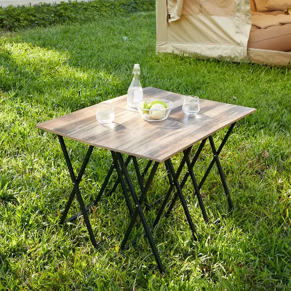 5 Piece Folding TV Tray Table Set,Foldable Sofa Side Table,5 Piece Folding TV Tray Table Set,Foldable Sofa Si