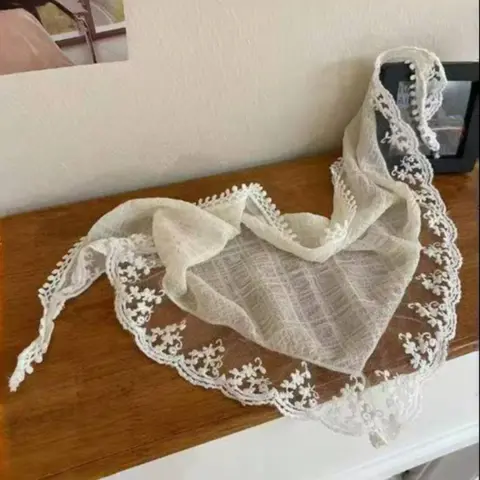 Women's Elegant Lace Trim Hair Band, Boho Style Hair Accessories for Women & Girls, Minimalist Headwear Suitable for Thick Hair, Soft Headband, Fashion Headband, Headbands Women, Chic Headbands, Hairbands