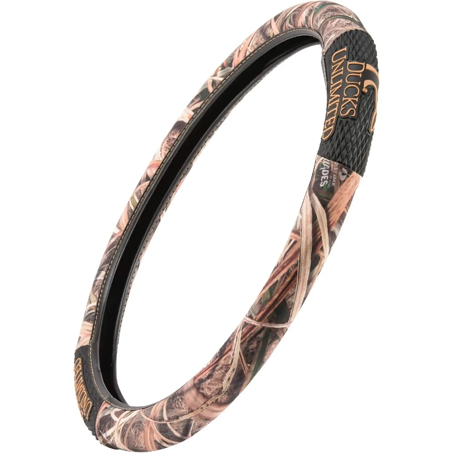 Ducks Unlimited Steering Wheel Covers, Universal Fit, Easy to Install for Car Truck Van SUV, Mossy Oak Shadow Grass Blades