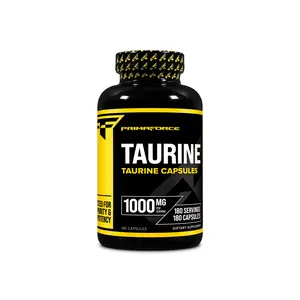 PrimaForce Taurine Dietary Supplement, 1000mg Per Capsule, 180-Count Bottle