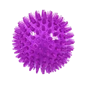 2.5 INCH SQUEAKY SPIKY DOG BALL