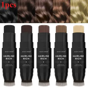 Hair Hairline Reissue Cream - Waterproof Concealer for All Skin Tones, Designed for White Hair Roots and Thinning Hair Designed for a natural look with brush head Haircare