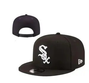 New Era High Quality White Sox Caps MLB Collection – NY Yankees & LA Dodgers Fitted Hat, Durable Cotton Baseball Cap, Flat Brim Gorra, Gorras Urbanas Hombre Mujer, Estilo Callejero, Deportes, Regalo Ideal Fans MLB
