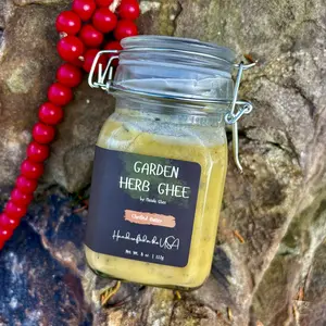 Garden Herb Ghee - 8 oz. | Authentic, Handmade Ghee (Clarified Butter)