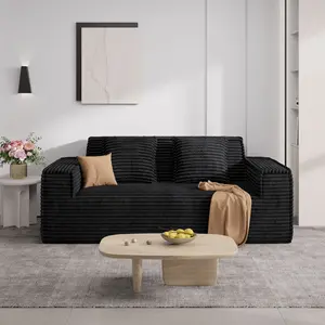 75'' Loveseat Sofa, No Assembly Required Comfy Deep Seat Couches 1 pc for Living Room, Bedroom, Apartment