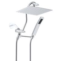 10 Inch-Square-Chrome