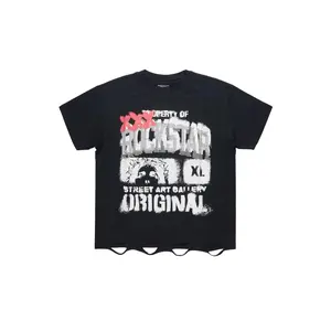 Kyo Black Oversized Graphic T-Shirt