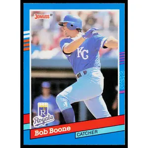 Bob Boone 1991 Donruss #356 Kansas City Royals