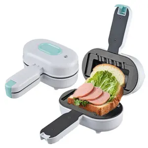 Multifunctional and convenient breakfast machine, kitchen small sandwich machine, bread panini toaster, hot dog machine