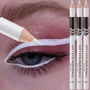 1/3pcs Beginner-Friendly Smooth Eyeliner Pencil, Waterproof Long-Lasting Smudge-Proof, Easy Application, Natural Look, Eyeliner Pen, Longwear Eye Liner