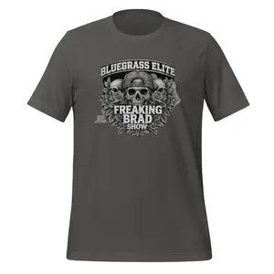 Freaking Brad Show T-Shirt | Skull Rose Design | Classic Cotton