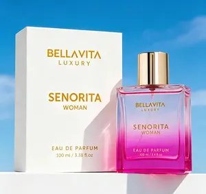 Bella Vita Luxury Senorita EDP Perfume for Women 100ml, Fresh Fruity Long Lasting Fragrance with Yuzu Lotus Magnolia & Musk Notes