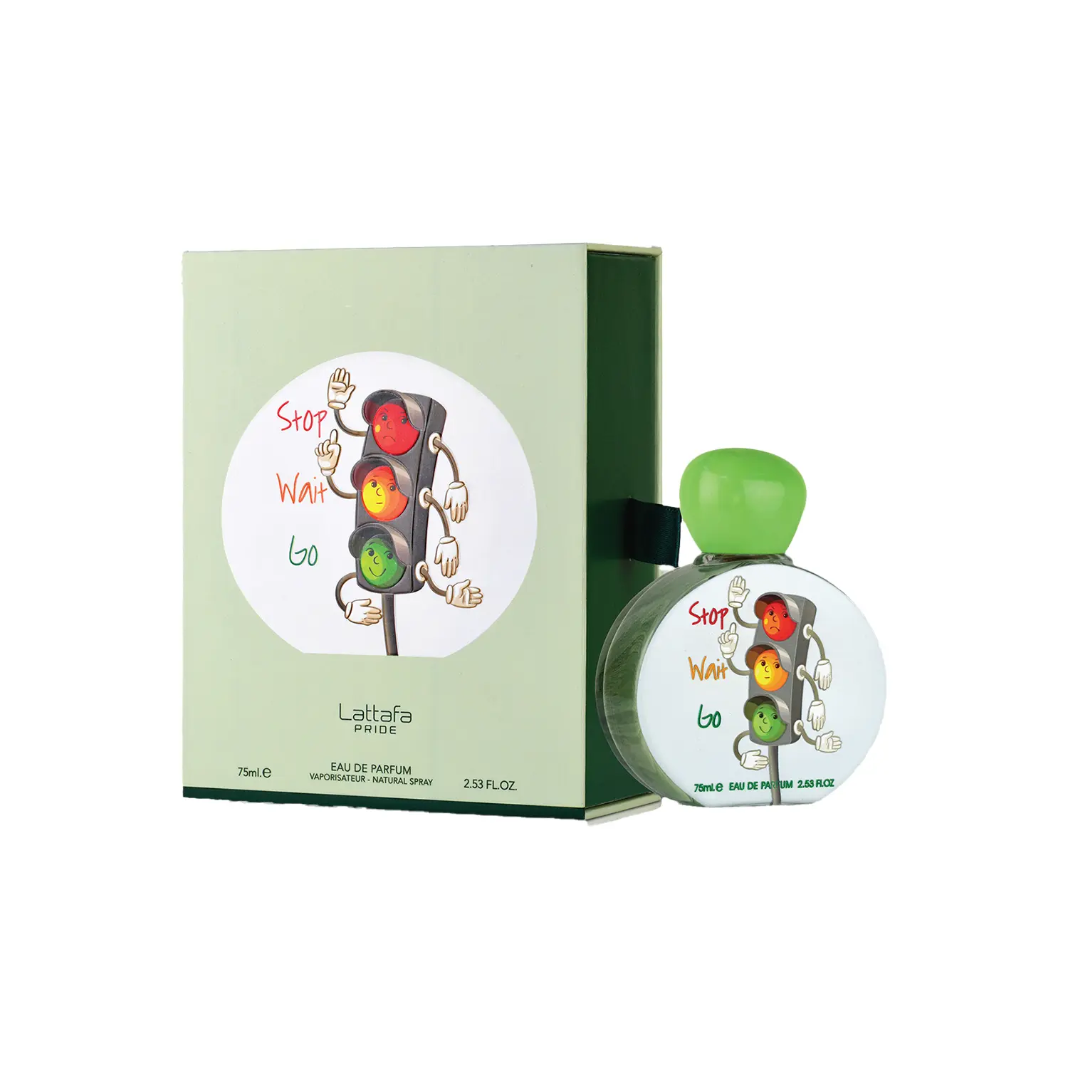 Lattafa Pride Stop Wait Go for Unisex Eau de Parfum Spray, 2.5 Ounce
